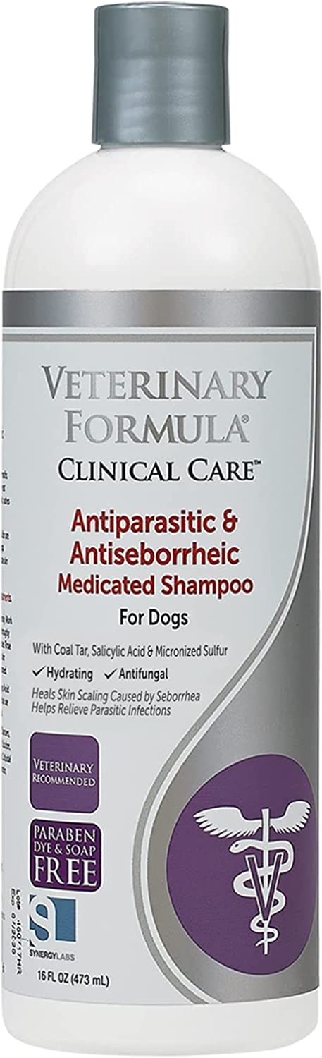  Veterinary Formula Shampoo Medicado Antiparasitario Antiseborreico Perros 473ml